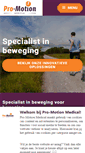 Mobile Screenshot of pro-motionmedical.nl